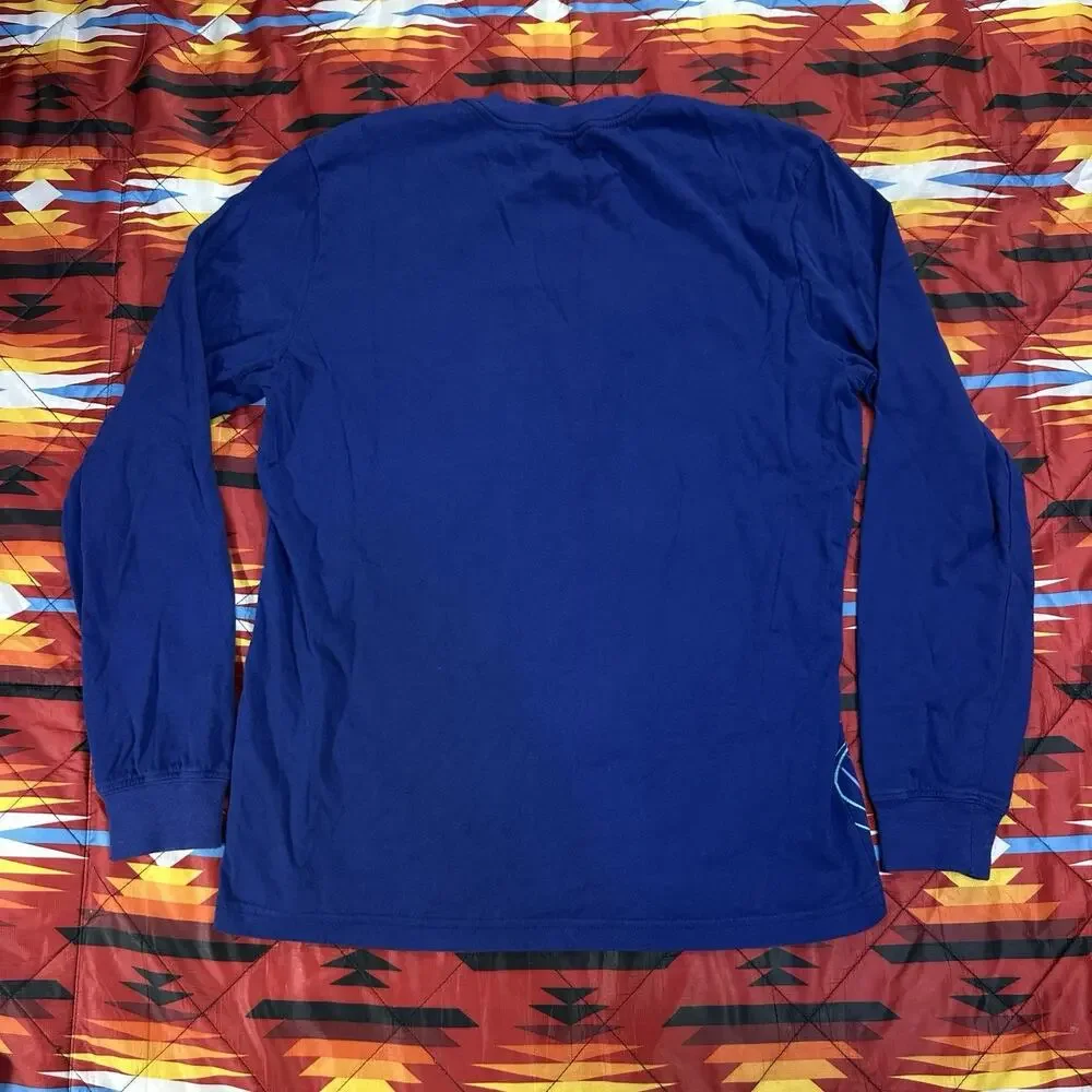 Disney Parks Hades Blue Long Sleeve T-Shirt Adult Small Hercules Disneyland 2024